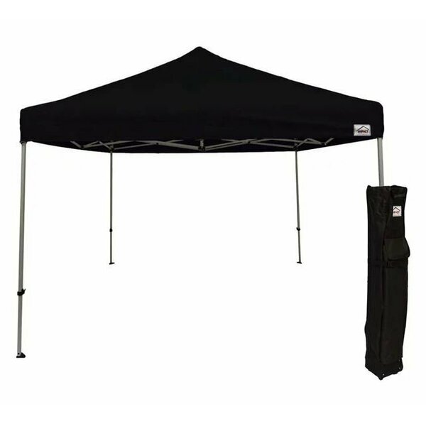Impact Canopy Evento Kit 10 FT x 10 FT, Steel Canopy with Roller Bag , Black 040350012